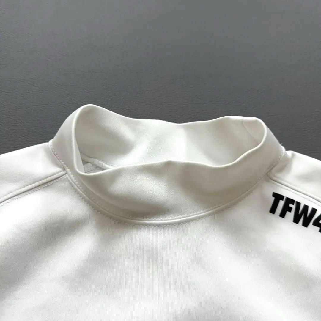 TFW49 モックネック 半袖 シャツSIDE MESH MOCK NECK