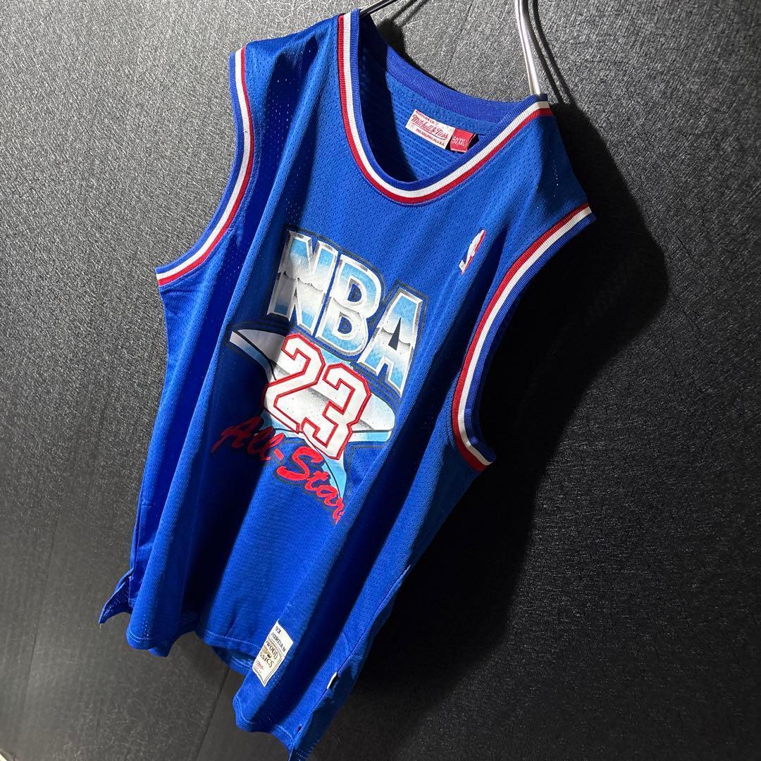 【マイケルジョーダン】NBA オールスター バスケ ゲームシャツ 23番 2XL