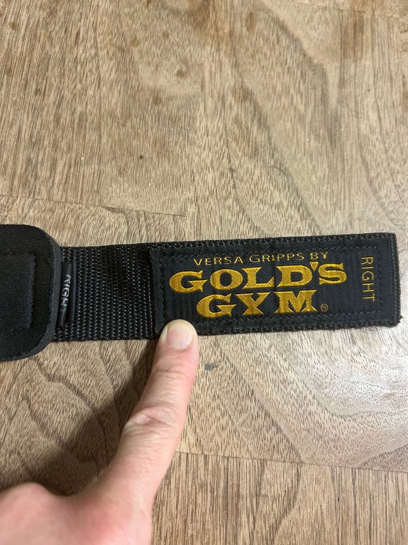 超美品 パワーグリップ プロタイプ サイズS ゴールドジム goldsgym