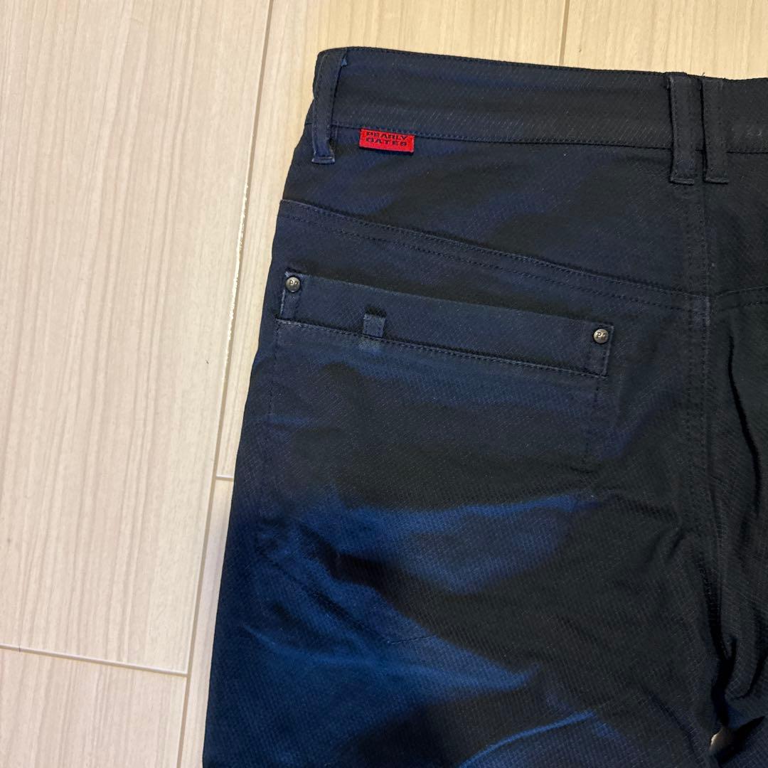 パーリーゲイツ　パンツ　チャコールグレー　S〜M相当　グレー　3 コットン素材