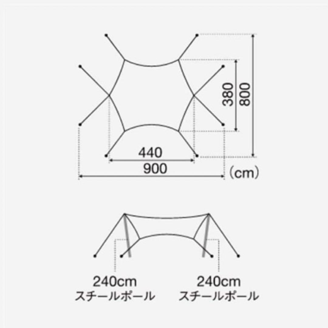 新品スノーピーク( peak)ランドネスト タープセット TP-870