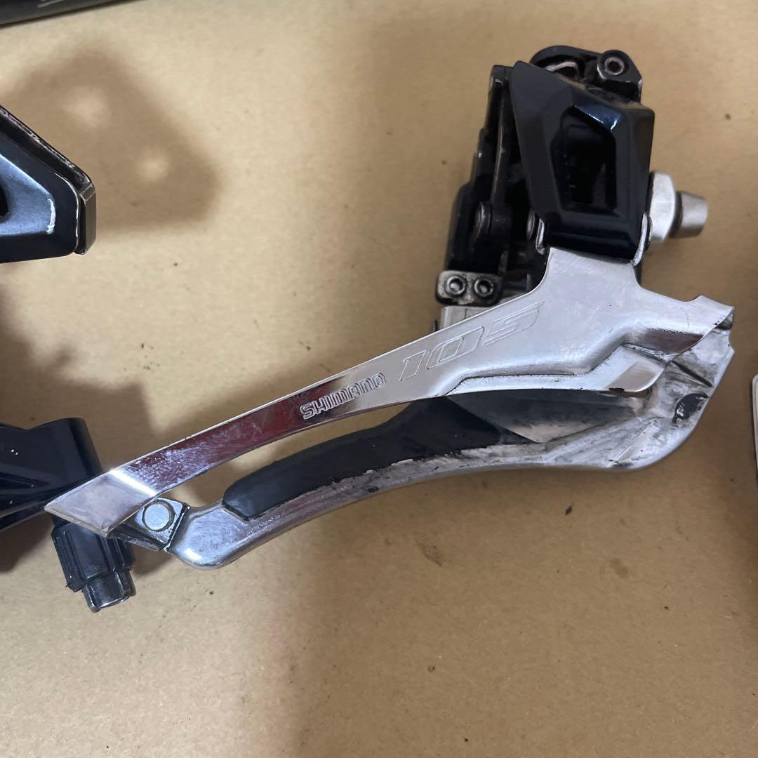 Shimano 105 ドライブトレインパーツセット　コンポ 状態悪い