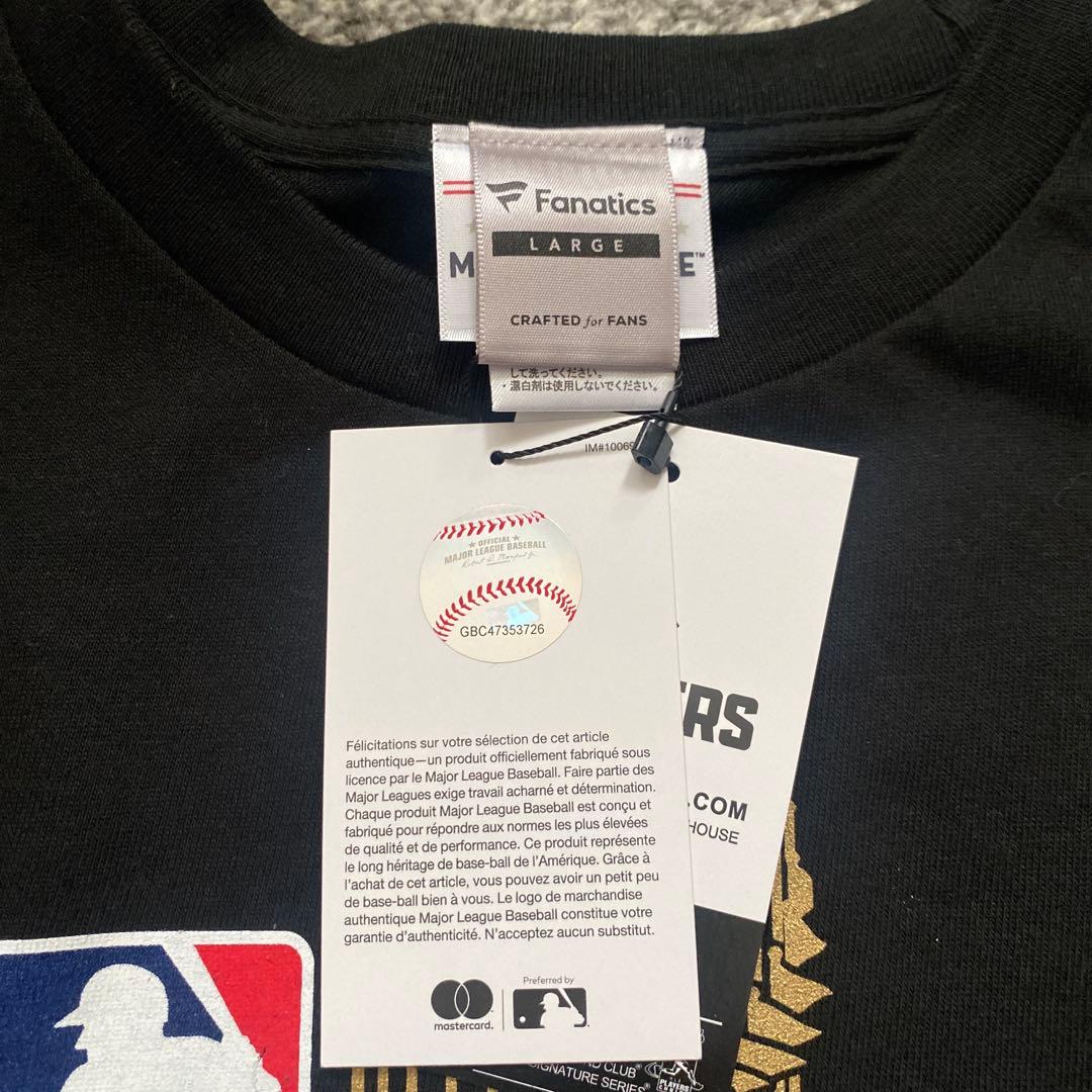 ☆新品★大谷翔平ドジャース Wシリーズ 優勝記念 Tシャツ　Lサイズ ※XLあり