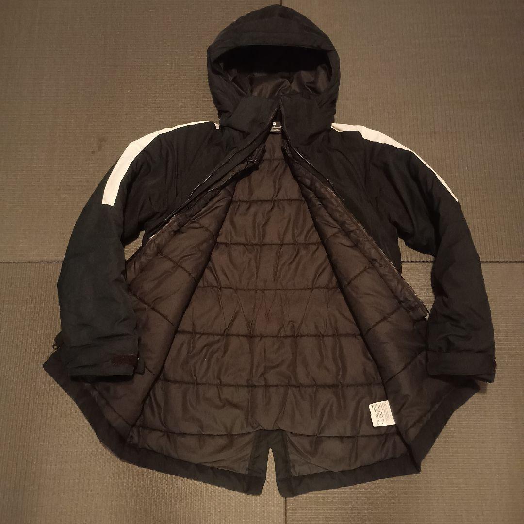 【yo--】かっこいい！【キッズM】Nike フード付きハーフベンチコート