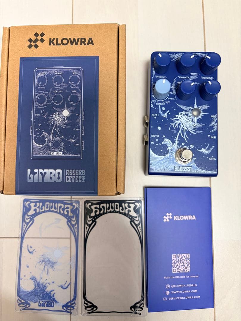 【新品購入後試奏のみ】KLOWRA Limbo Reverb KBS-01