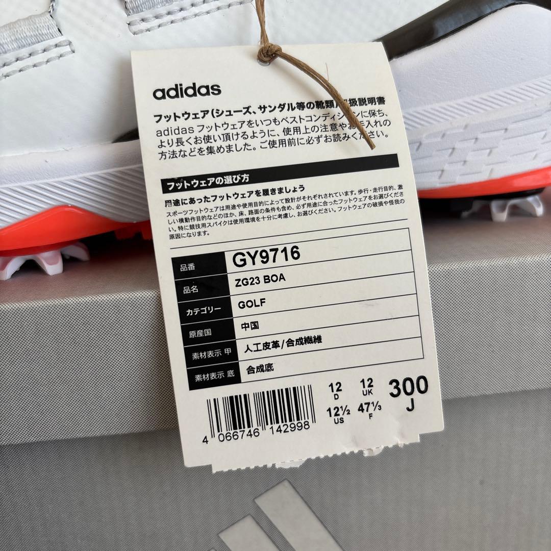 adidas ZG23 BOA ゴルフシューズ 12 (US)