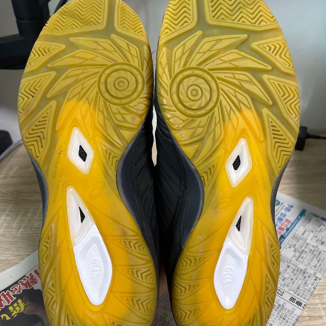 ASICS フットサルシューズ ブラック　デスタッキ　25cm