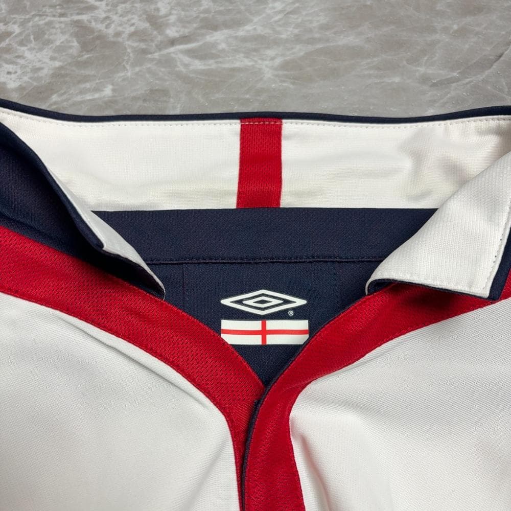 鰻*重様 UMBRO イングランド代表 ユニフォーム ベッカム #7 L ゲーム