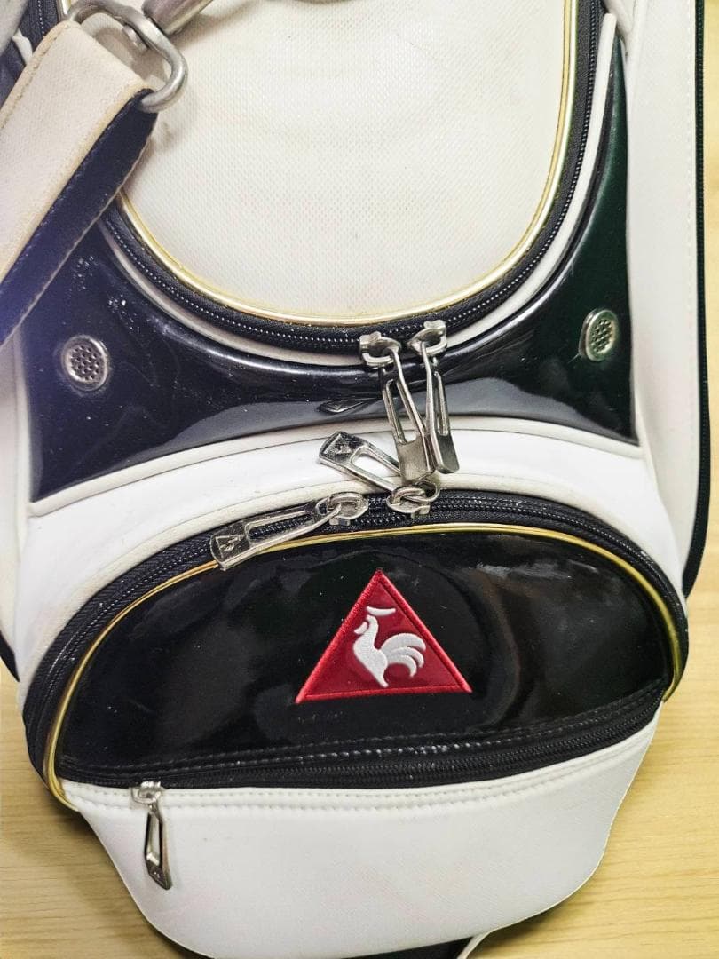 送料無料/美品　le coq sportif ゴルフバッグエナメル高級
