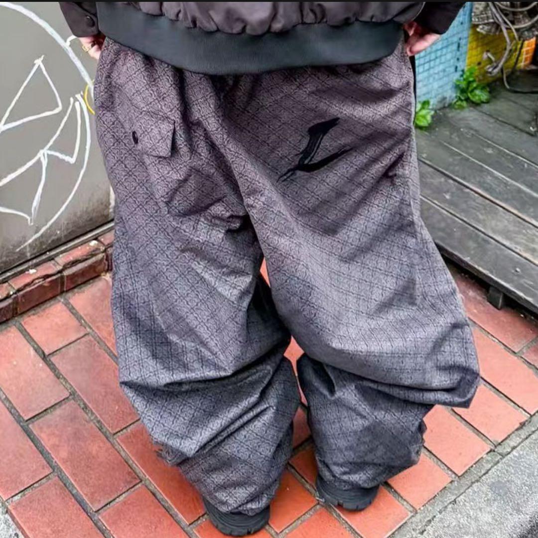 25-26 Libelice リベリス スノボウェア パンツ ダマスク柄 L