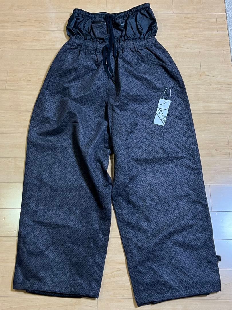 25-26 Libelice リベリス スノボウェア パンツ ダマスク柄 L