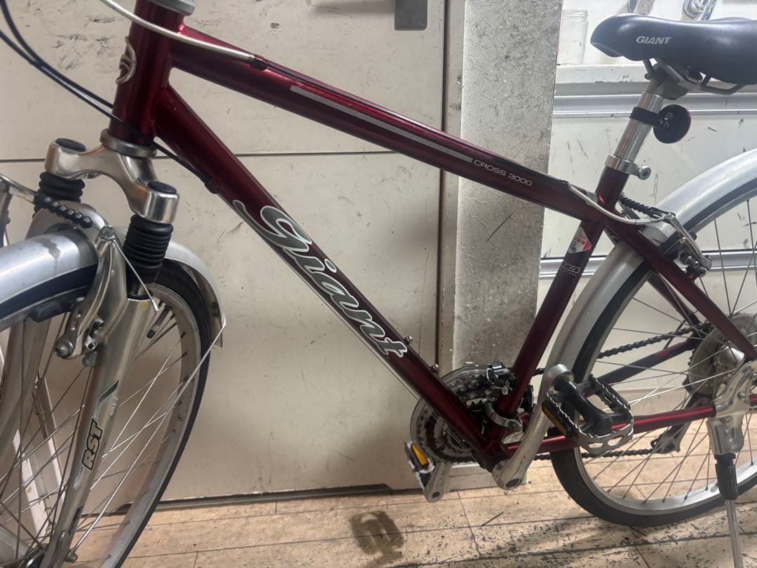 Giant Cross 3000 ジャイアントのクロスバイクパープル