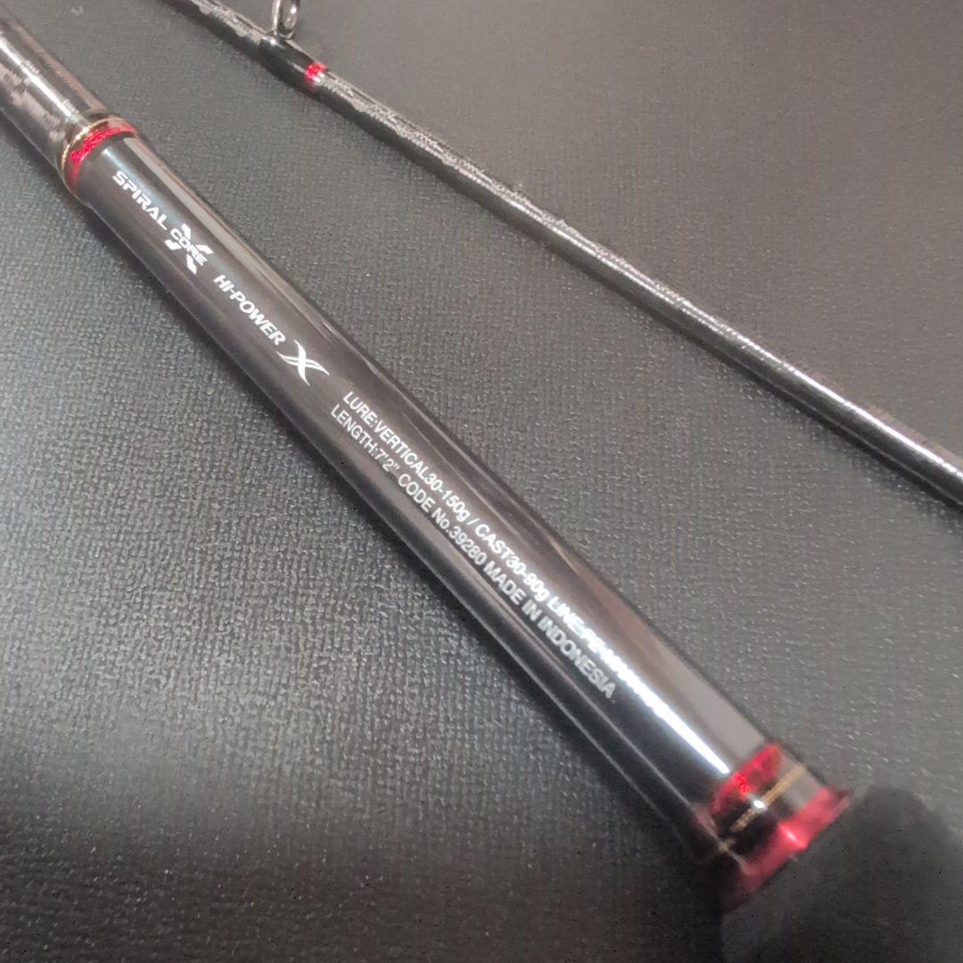 中古美品 シマノ炎月 エクスチェーン72MH タイラバ スピニング