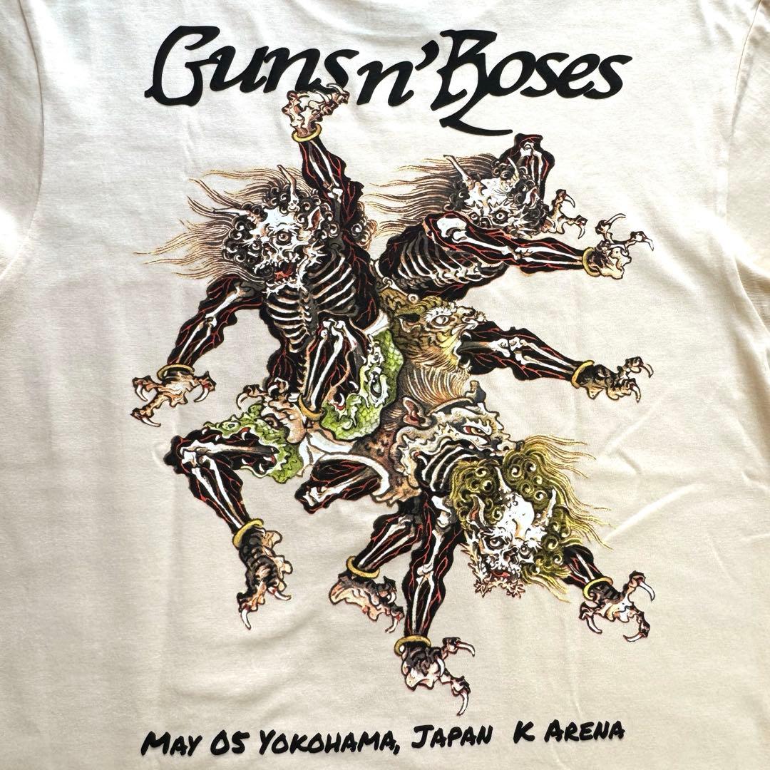 GUNS N’ ROSES ガンズアンドローゼズ 日本公演通販限定Tシャツ L