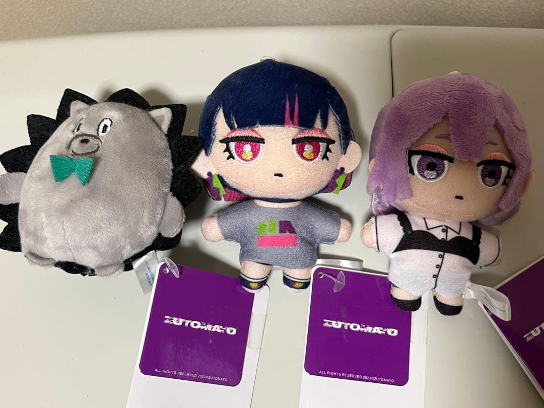 ずっと真夜中でいいのに　ぬいぐるみ　3種