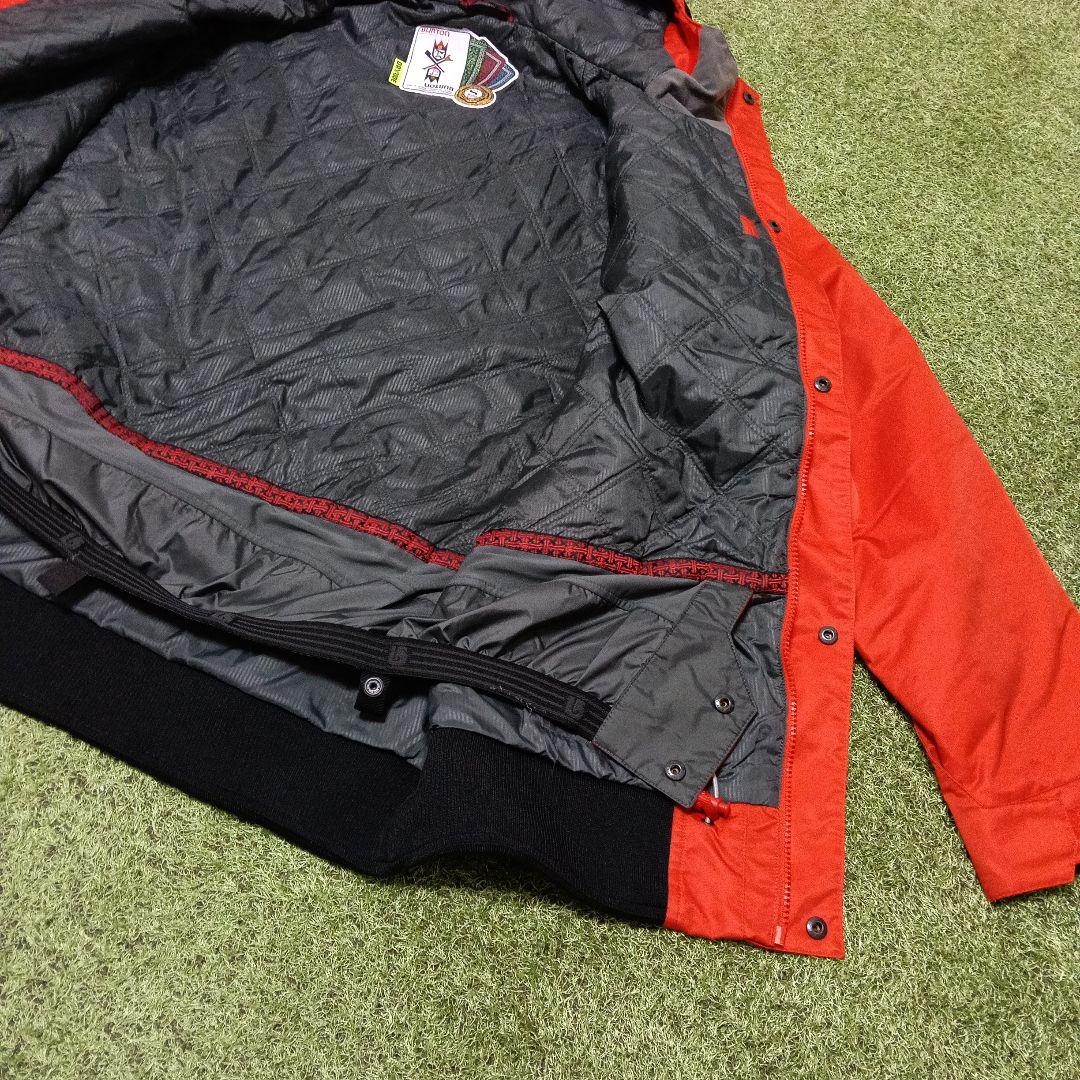 BURTON　バートン　スノボ　ウェア　レッド フード付きジャケット 番号13
