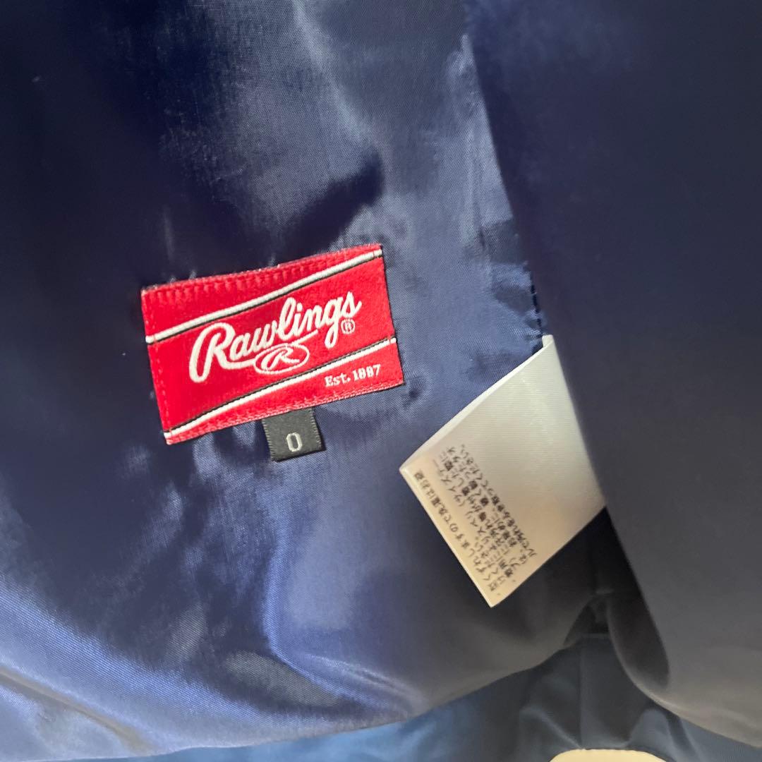 限定　Rawlings ネイビー コーチジャケット サイズＯ　ローリングス