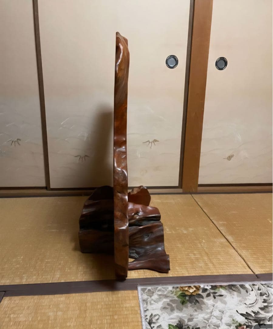 ☆送料込み☆ 一枚板　衝立て　百貨店催事で購入