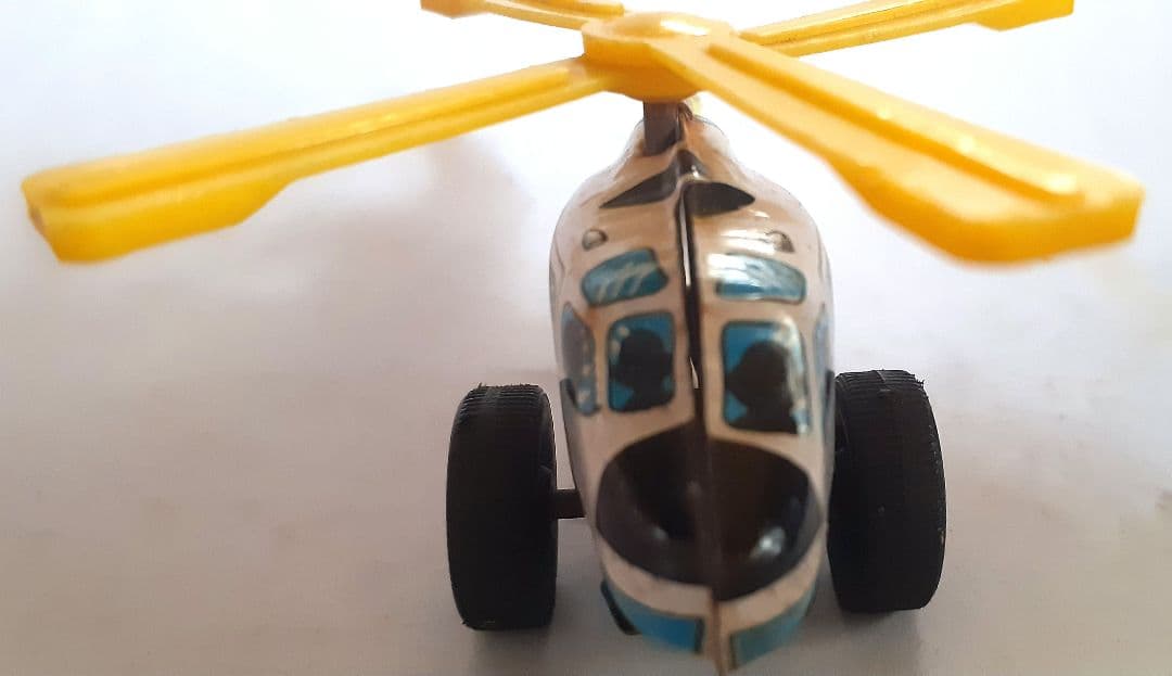 ブリキ　ヘリコプター　ポリス　アーミー　セット