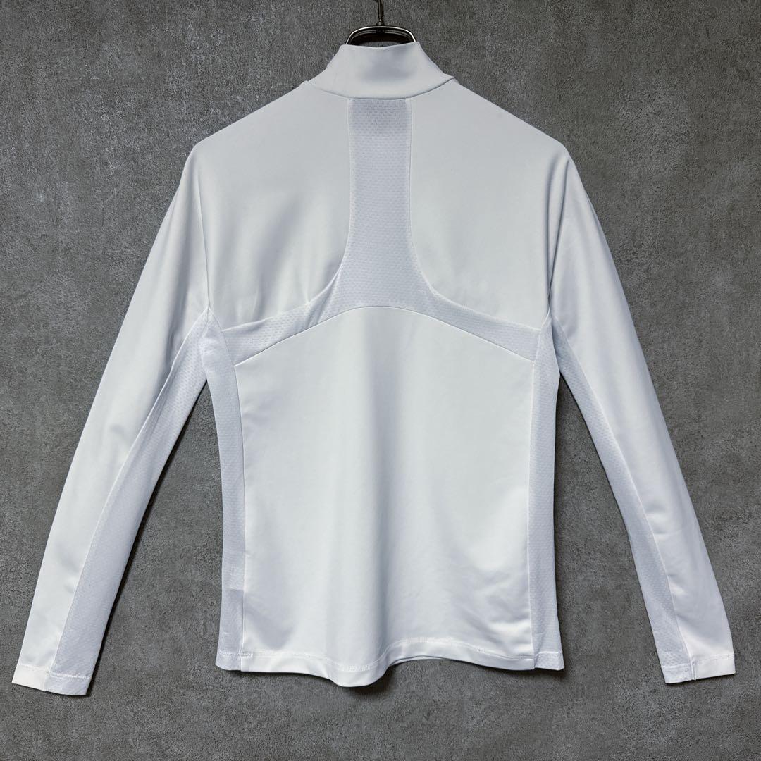 Munsingwear マンシングウェア ビッグロゴ モックネック ホワイト M
