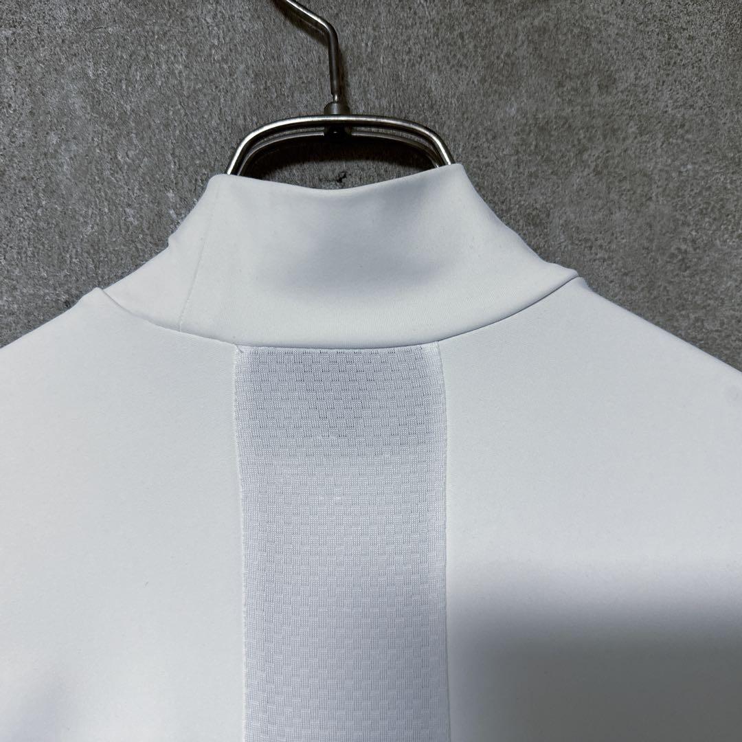 Munsingwear マンシングウェア ビッグロゴ モックネック ホワイト M