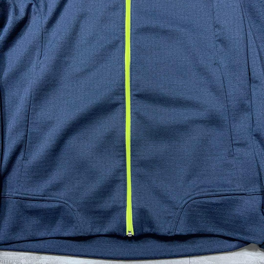 美品 OAKLEY オークリー ジャージ セットアップ 上下 ロゴ ネイビー M