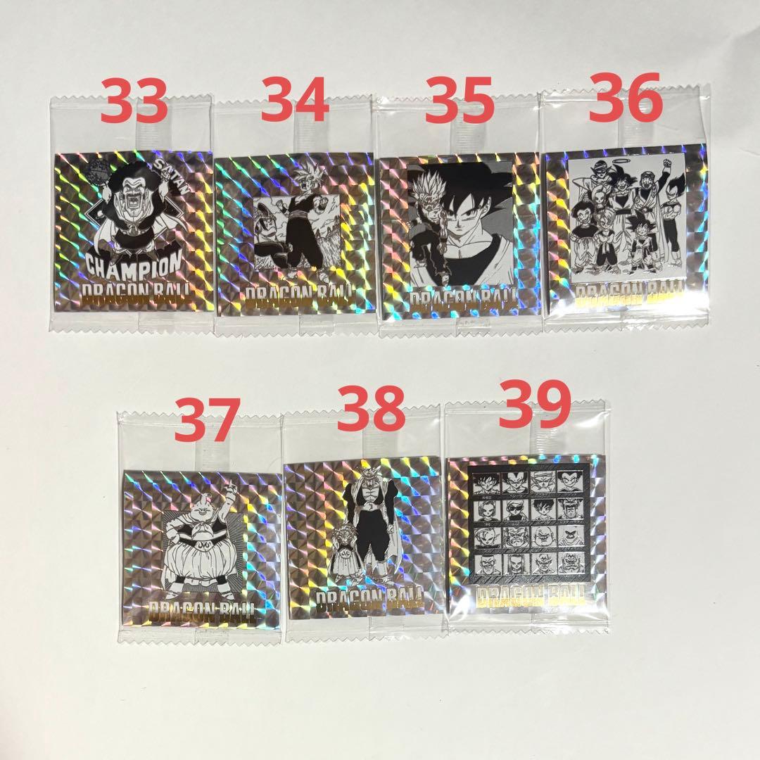 新品未開封　ドラゴンボール 40周年記念原作絵 シールウエハース２　38枚セット