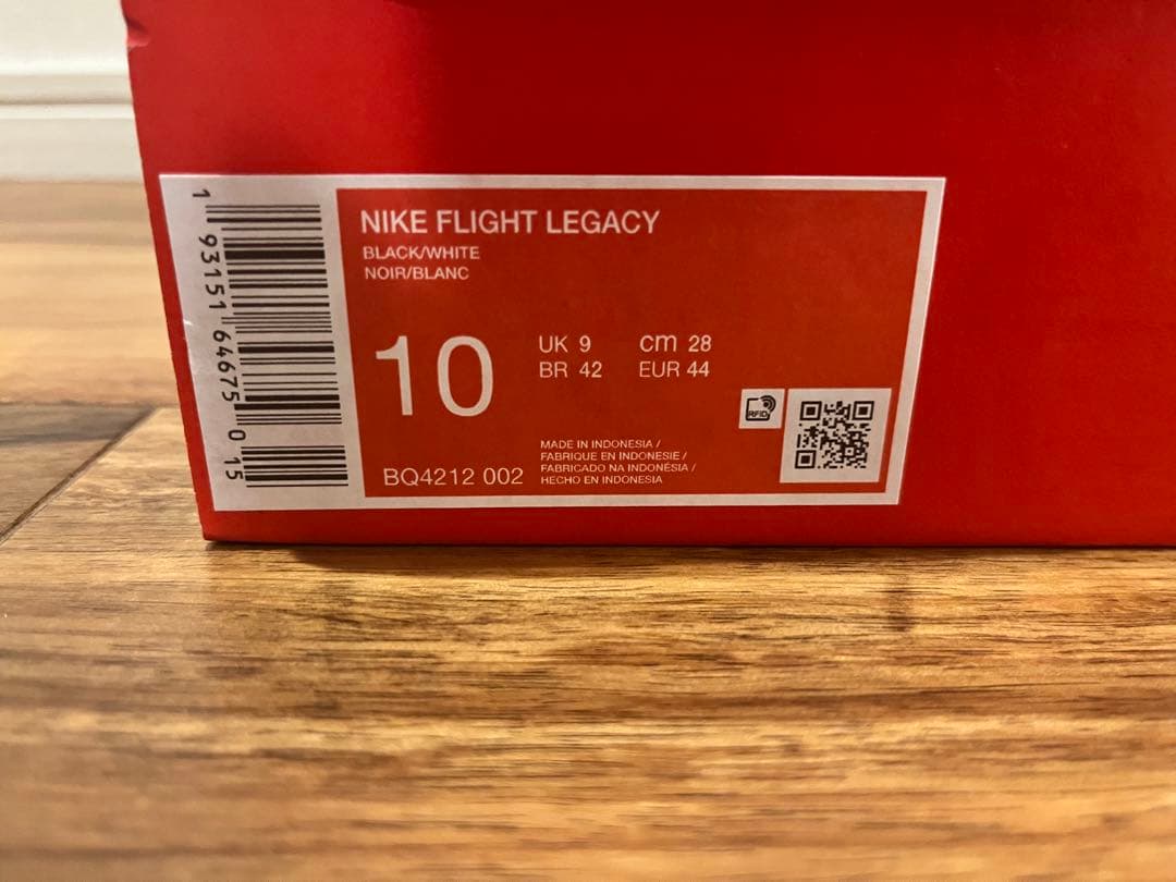 シューズ(男性用) Nike FLIGHT LEGACY 28cm