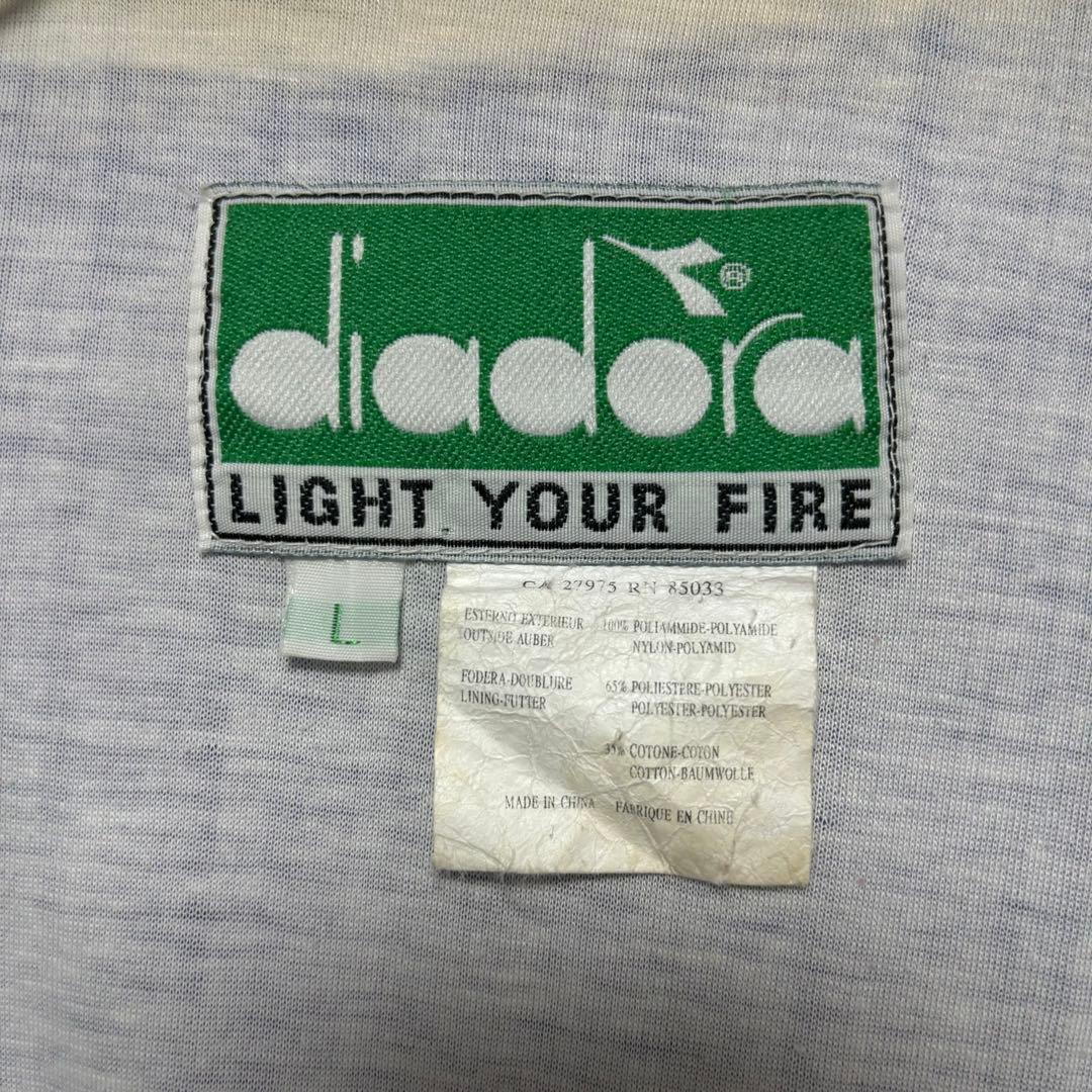Diadora ディアドラ トラック ナイロンジャケットイタリア代表 W杯90s