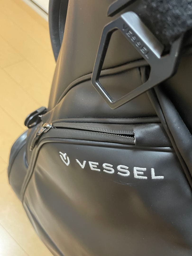 Vessel ブラック ゴルフバッグ