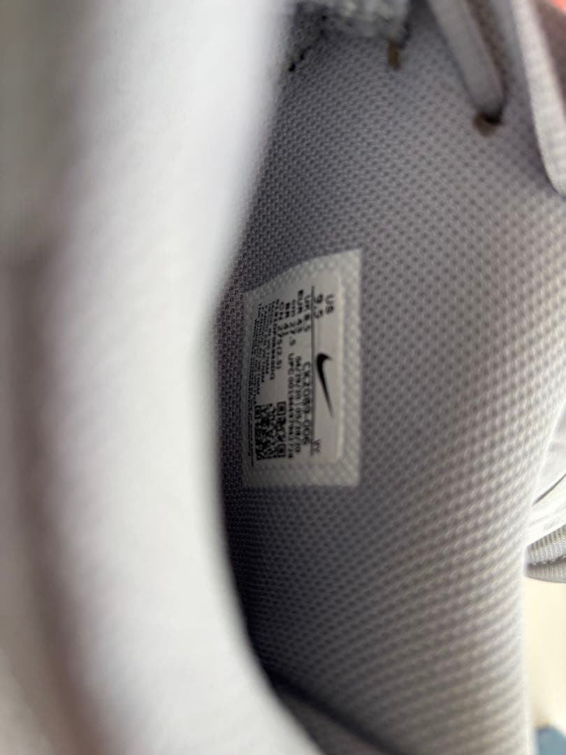 NIKEバスケットボールシューズ グレー/ゴールド