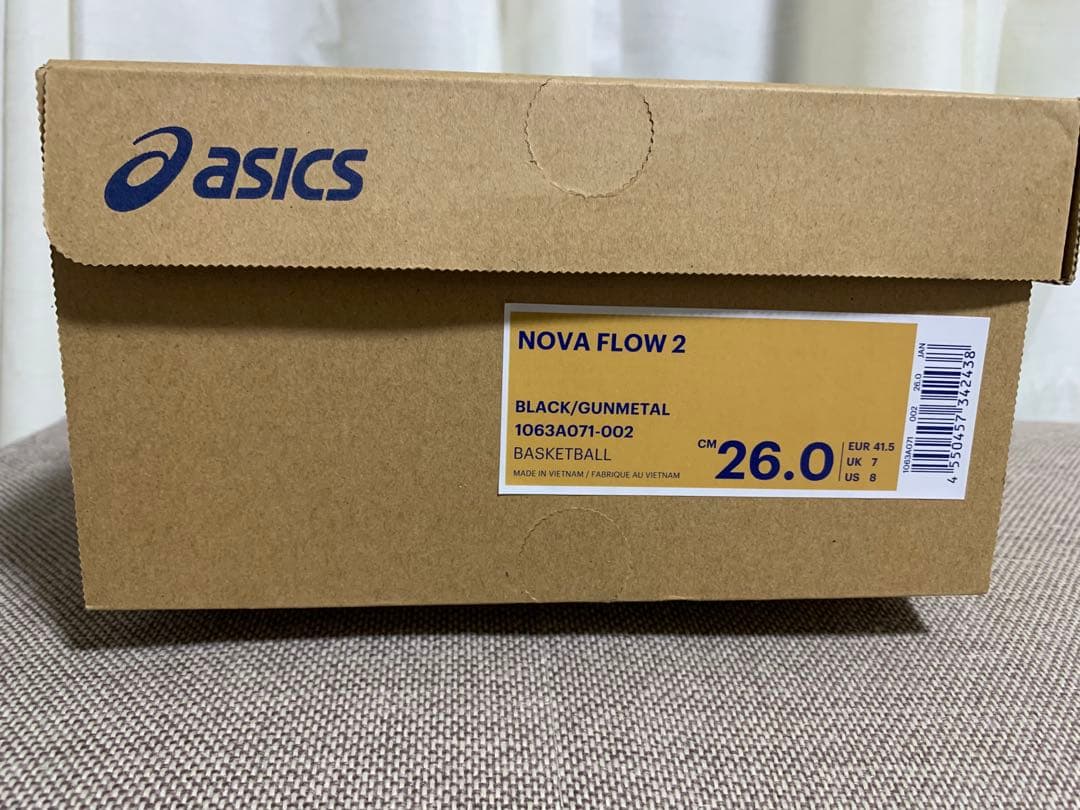 バスケットボール 26cm アシックス NOVA FLOW 2 新品未使用