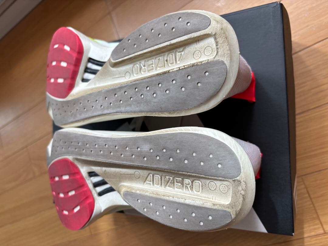 adidas ADIZERO タクミセン10 25.5cm走行100㌔程 メンズ