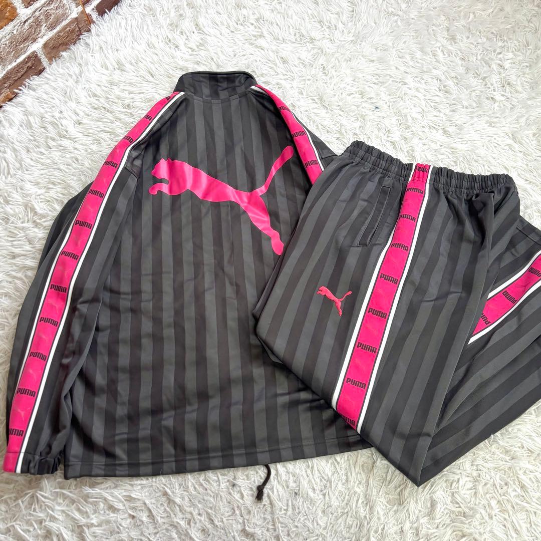 ✨極美品✨PUMA ジャージ　セットアップ　トラックジャケット　ピンク　M