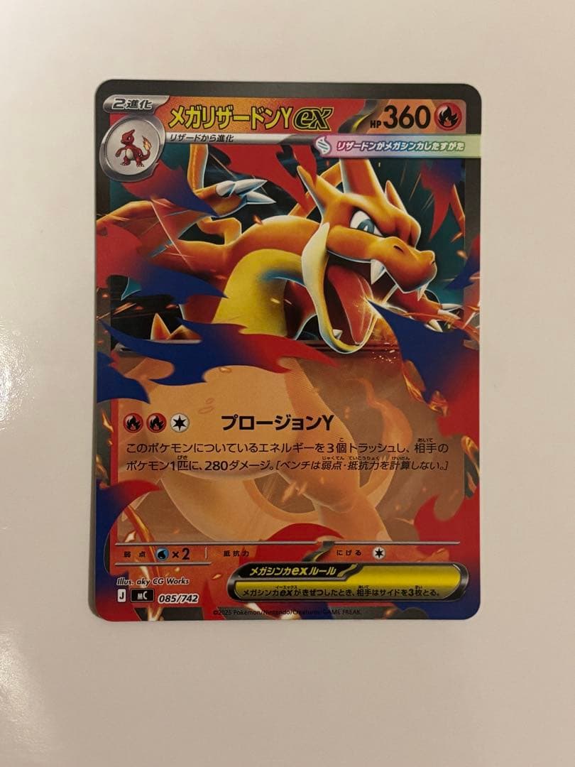 【美品2枚セット】メガリザードンY ex ノーマル