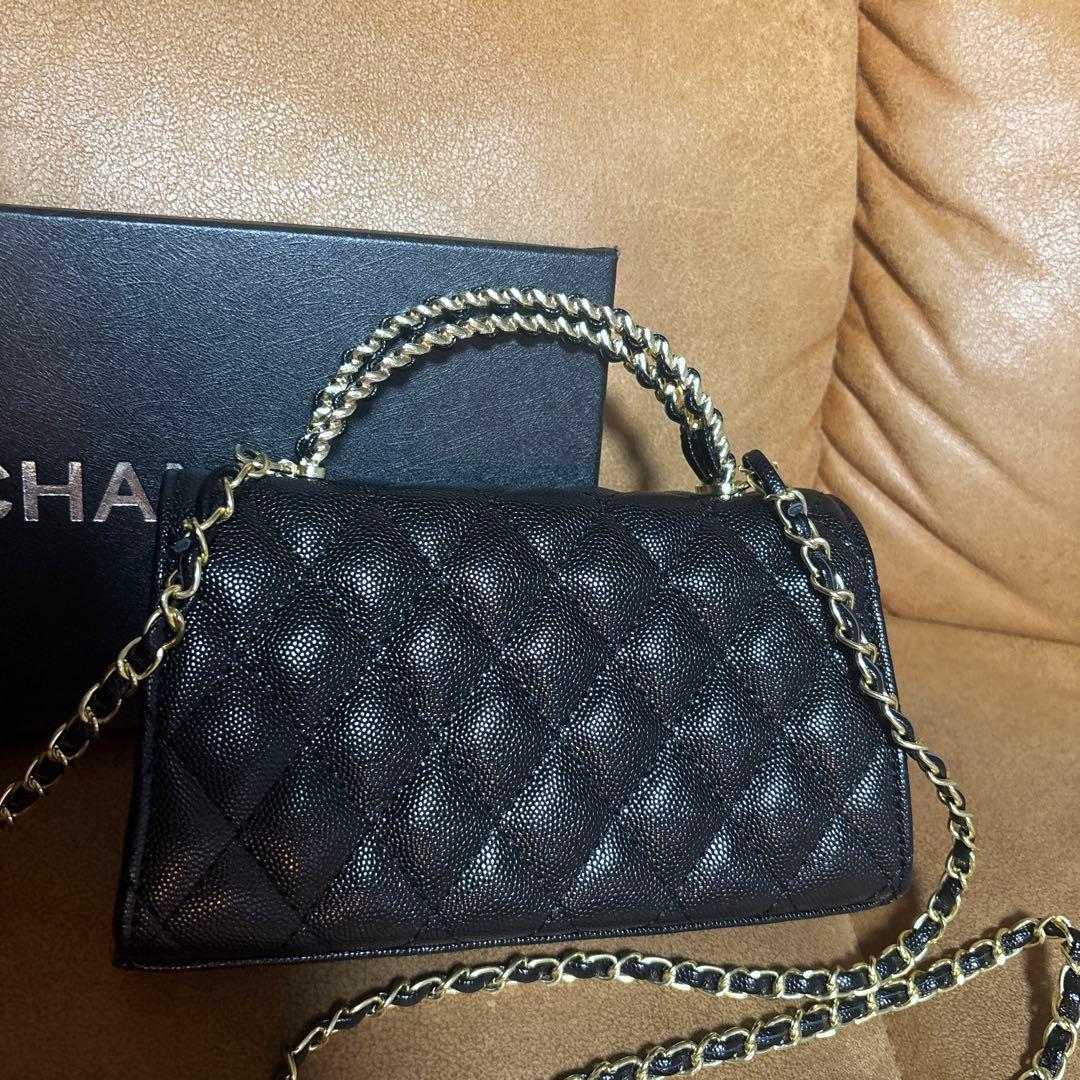 CHANEL 黒 キルティングバッグ ノベルティ