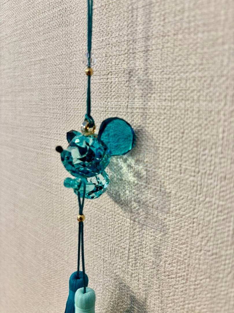 スワロフスキー ネズミオーナメント ☆未使用☆再お値下げ.。.:*