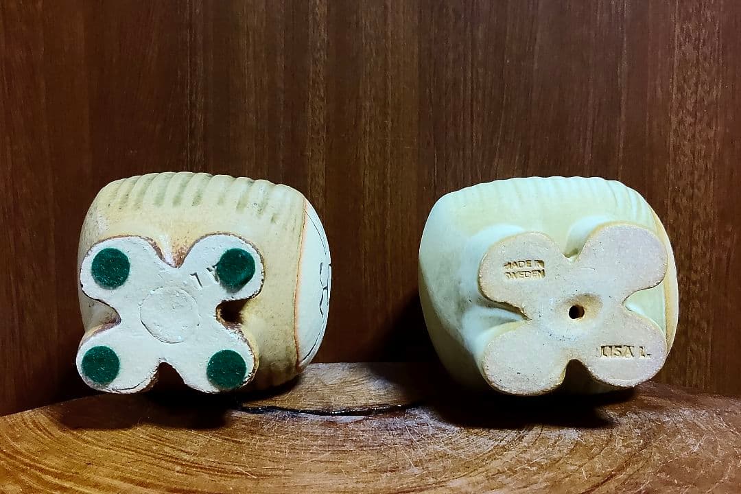 リサラーソン　ディエチキャット２点セット　アイボリー＆ベージュ　美品