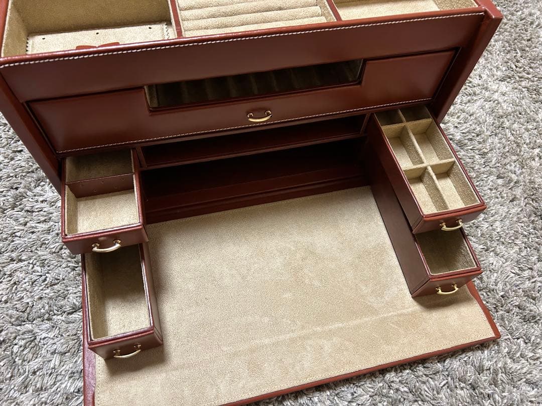 hinamarin*　アクセサリー　ジュエリーボックス　レザー