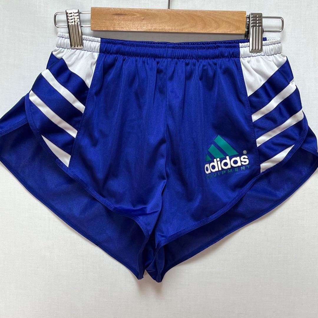 90s 【adidas】 デサント製 陸上 ランニング セットアップ 上下