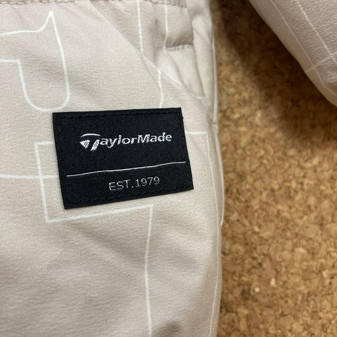 【美品】テーラーメイド taylormadeダウンジャケットO メンズベージュ