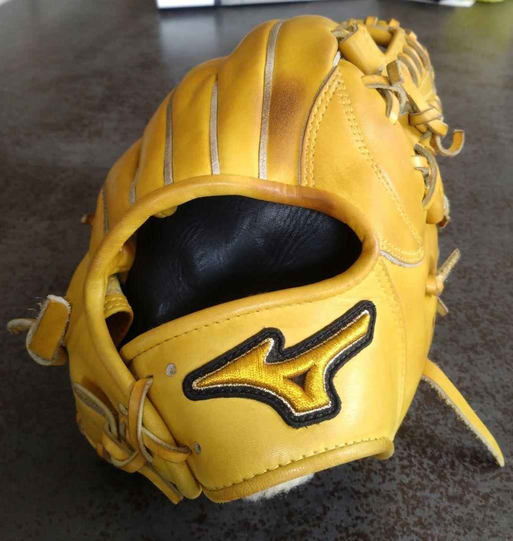 Mizuno Pro 軟式グローブ イエロー ミズノプロ