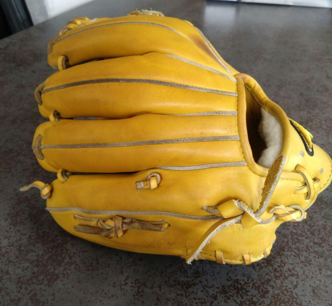 Mizuno Pro 軟式グローブ イエロー ミズノプロ
