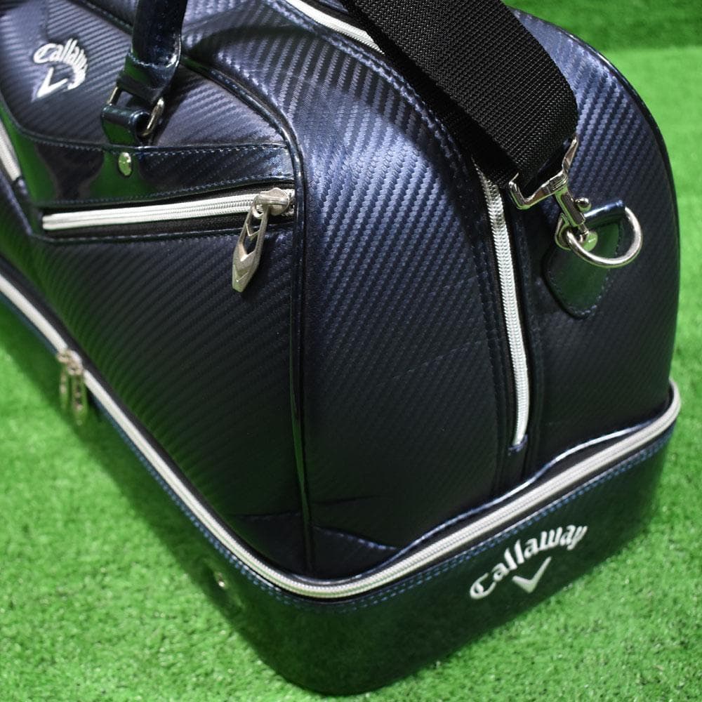 Callaway キャロウェイ ゴルフ ボストンバッグ【ネイビー】美品！