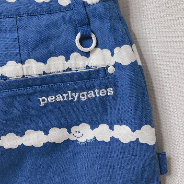 パーリーゲイツ PEARLY GATES くもボーダープリント スカート