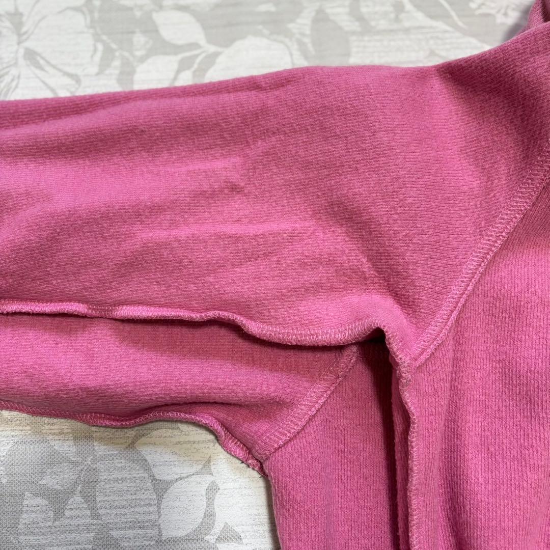 courrèges ロゴ刺繍 ジップジャケット S ピンク スウェット素材