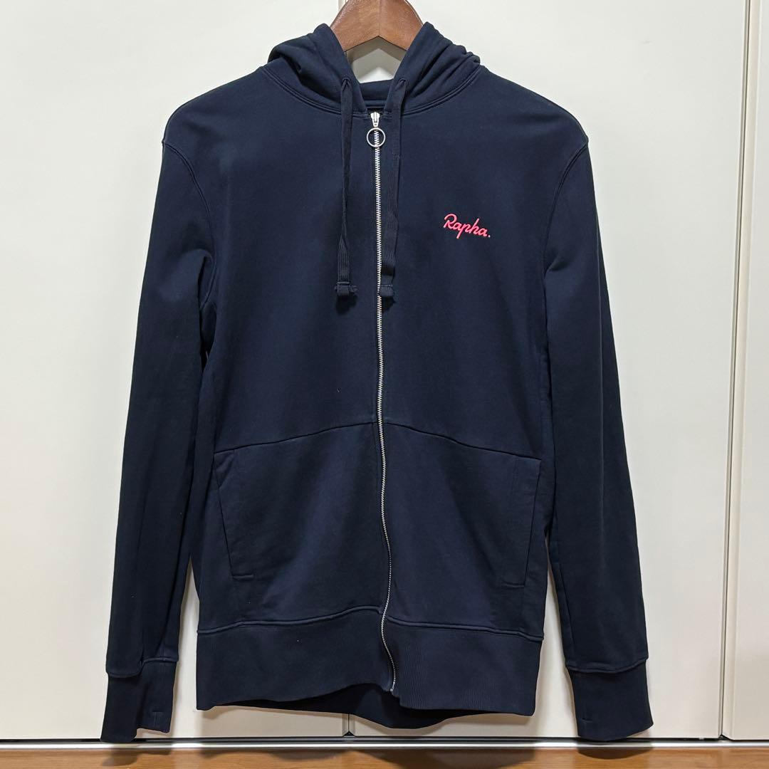 美品 Rapha ラファ MENS LOGO HOODIE Mサイズ ネイビー