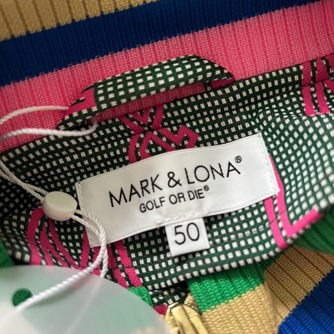 【新品】MARK&LONA マークアンドロナ　総柄　トラックジャケット　ジャージ