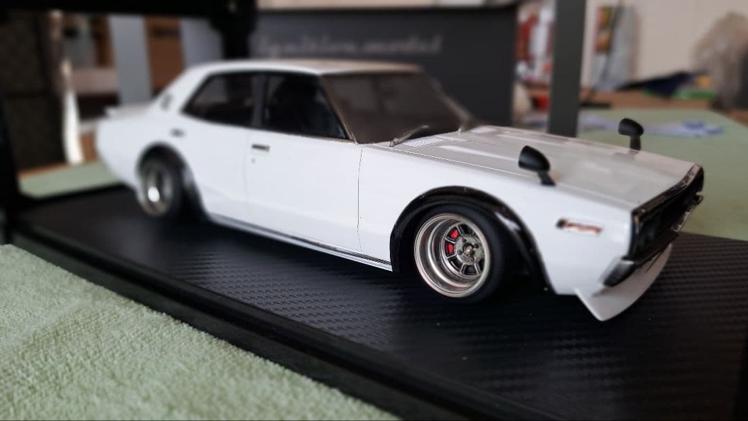 ワンオフ ケンメリスカイライン4枚 ヨンメリ改R仕様 日産