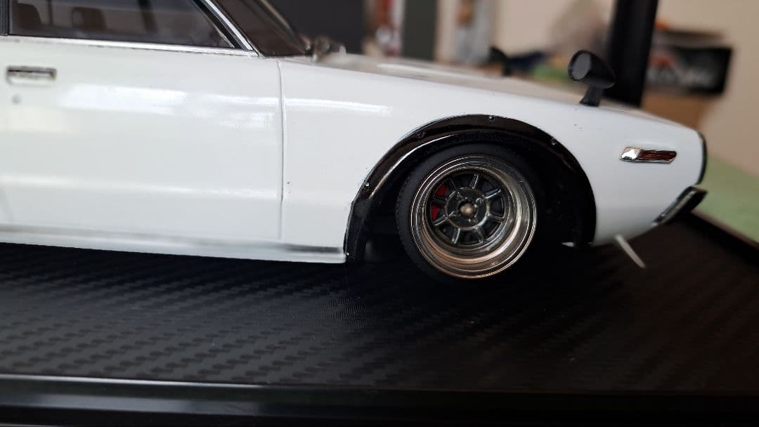 ワンオフ ケンメリスカイライン4枚 ヨンメリ改R仕様 日産